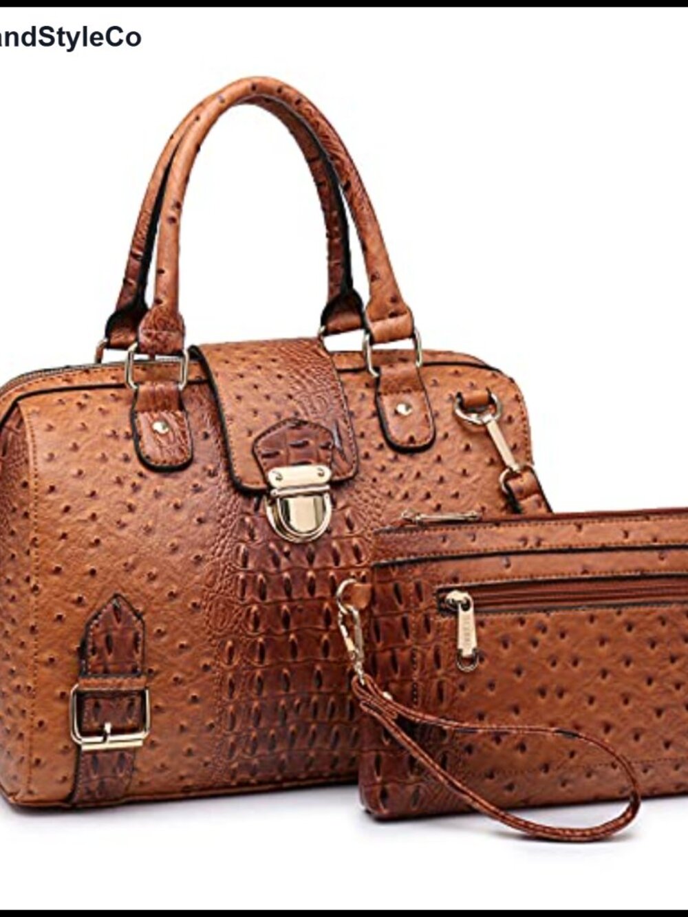 Vegan Leather Satchel Purse Top Handle Handbag Work Tote